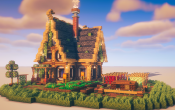 🏡🌿 Medieval Farmhouse – Exclusive Patreon Schematic 🌿🏡