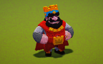 Clash Royale Red King