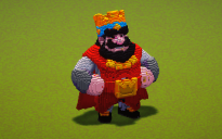 Clash Royale Red King