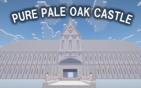 Pure Pale Oak Castle (70,000+ Blocks)