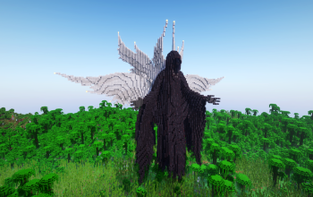 Minecraft Angel of Death |Azrael| Statue V58