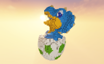 MINECRAFT Dinosaur egg 2 3D DOWNLOAD