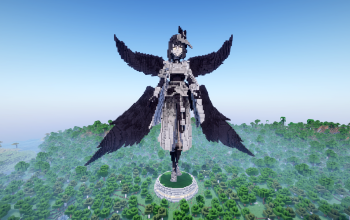 Minecraft Kujou Sara |Genshin Impact| Statue