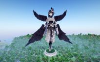 Minecraft Kujou Sara |Genshin Impact| Statue