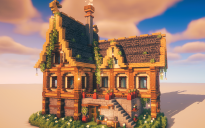 🏰 Medieval House – Detailed Rustic Build