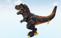 Dinosaur Tyrannosaurus Rex magma DOWNLOAD