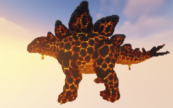 Dinosaur Stegosaurus magma DOWNLOAD