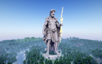 Minecraft Zeus Statue