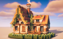 🏰 Medieval Cottage House – Cozy Survival Build Schematic