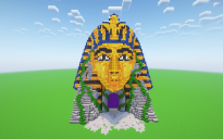 Minecraft Pharaoh Nether Portal Statue