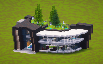Modern Green Roof Villa