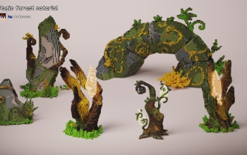 Magic forest material