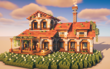 🏡 Cozy Medieval Family House – Warm & Lived-In Survival Build