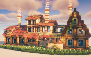 🏰 Large Medieval Manor – Detailed & Multi-Section Build