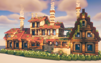 🏰 Large Medieval Manor – Detailed & Multi-Section Build