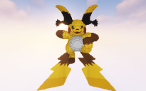 Pokémon Mega Raichu X statue DOWNLOAD