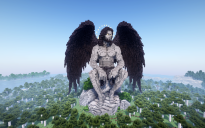 Minecraft Fallen Angel |Lucifer| Statue V61