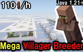 Mega Villager Breeder (110+ per Hour) - 5x Scaled Design