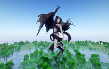 Minecraft Vouivre |SMT| Statue Free (Schematic and Map)