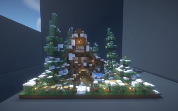 Christmas themed winter cabin (Schematic File)