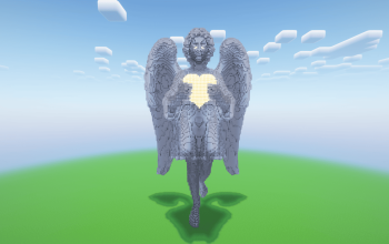 Minecraft Angel 12 Statue ( FREE )