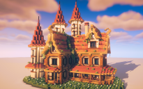 🏰 Large Medieval House – Twin Tower Survival Manor