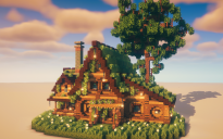 🌿🏰 Forest-Hidden Medieval House – Naturebound Survival Home