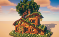 🌳🏰 Naturebound Medieval House – Living Tree Survival Home