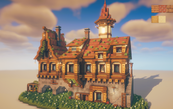 🏰✨ Grand Medieval Townhouse – Stone & Timber Residence