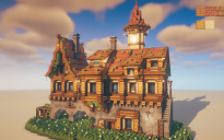 🏰✨ Grand Medieval Townhouse – Stone & Timber Residence