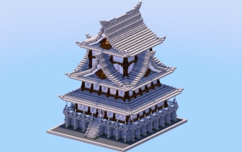 Japanese Castle Cobblestone and Stone