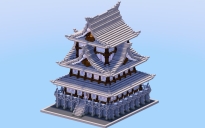 Japanese Castle Cobblestone and Stone