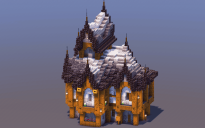 Gray Medieval Fantasy House