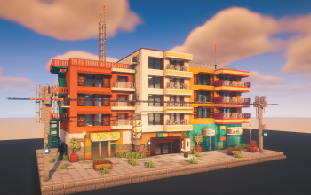 🏙️ Detailed City Apartments – Modern Urban Build