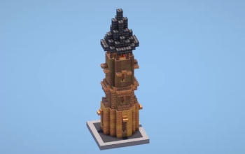 Mud Bricks Medieval Tower