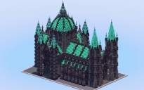 Gothic Cathedral Dark Cyan Version