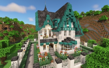 Timber-framed Villa - (Java/Bedrock + Schematic)