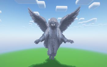 Minecraft Angel 16 Statue ( FREE )