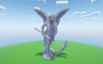 Minecraft Angel 17 Statue ( FREE )