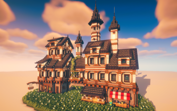 🏘️ Medieval Townhouse Set – Dual-Build Survival Base