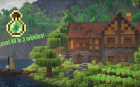 Medieval House XP Farm + Auto Brewer (Java & Bedrock)