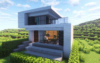 Modern House #7 Block Display Interior 1.21.10
