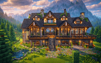 🏰 Grand Mountain Mansion detailed interior