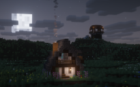Simple spruce house