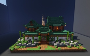 Japanese Survival Base (Full Interior)