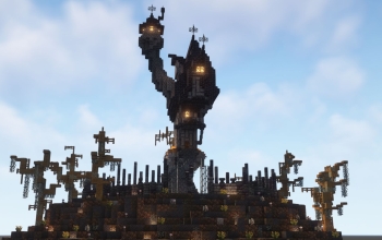 Jack Skellington’s Haunted Hill House – Minecraft Gothic Build