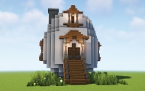 Egg House – Minecraft Fantasy Build