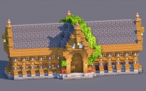 Medieval Trading Hall - Fully Decorated Interior