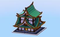 Japanese Temple Dark Prismarine