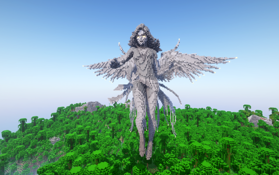 Minecraft Dark Phoenix Statue | Minecraft Statue and Sculpture #28475